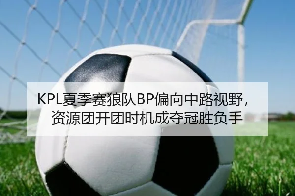 KPL夏季赛狼队BP偏向中路视野，资源团开团时机成夺冠胜负手